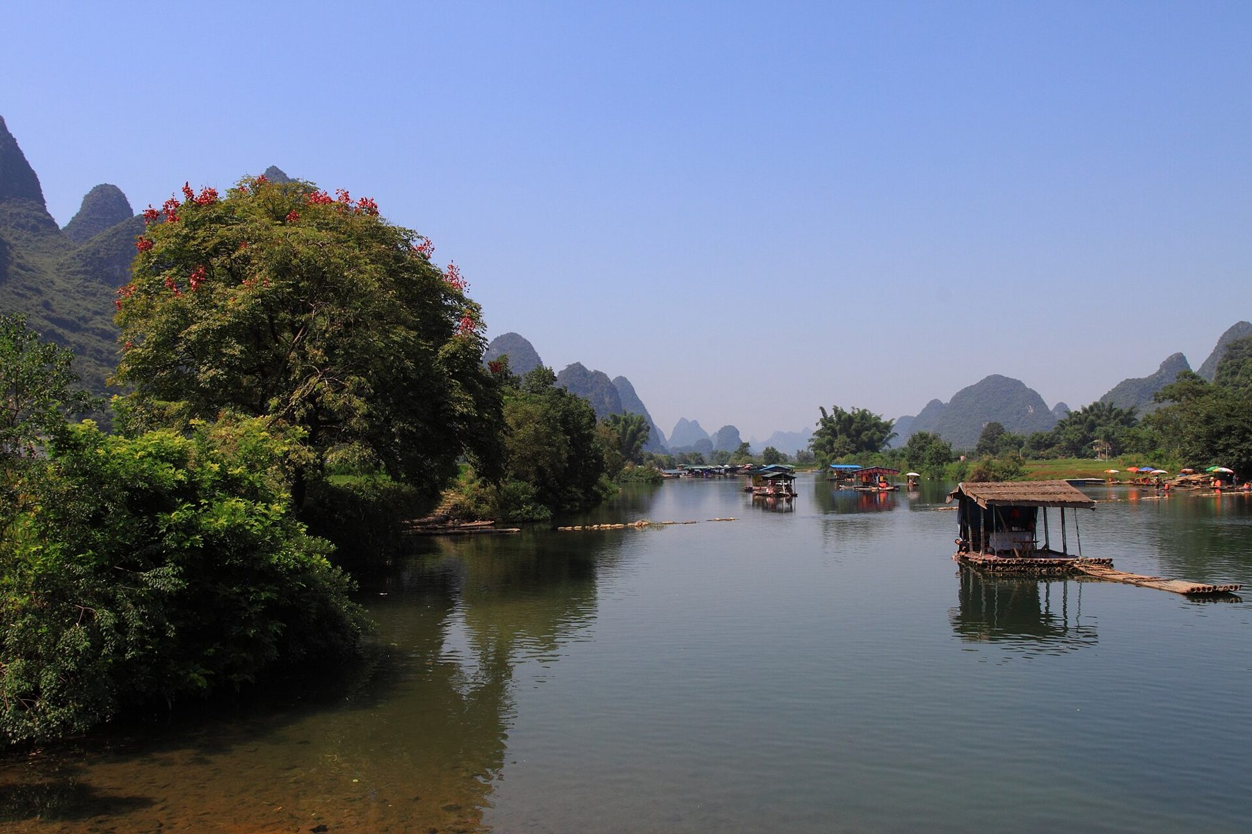 Karstberge am Yulong bei Yangshuo